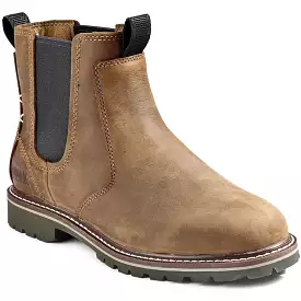 Kodiak Women's Bralorne WP Slip Resist Chelsea Work Boot -Brown- 4TEABN