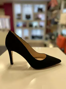 LODI RACHEL SUEDE HEEL - BLACK