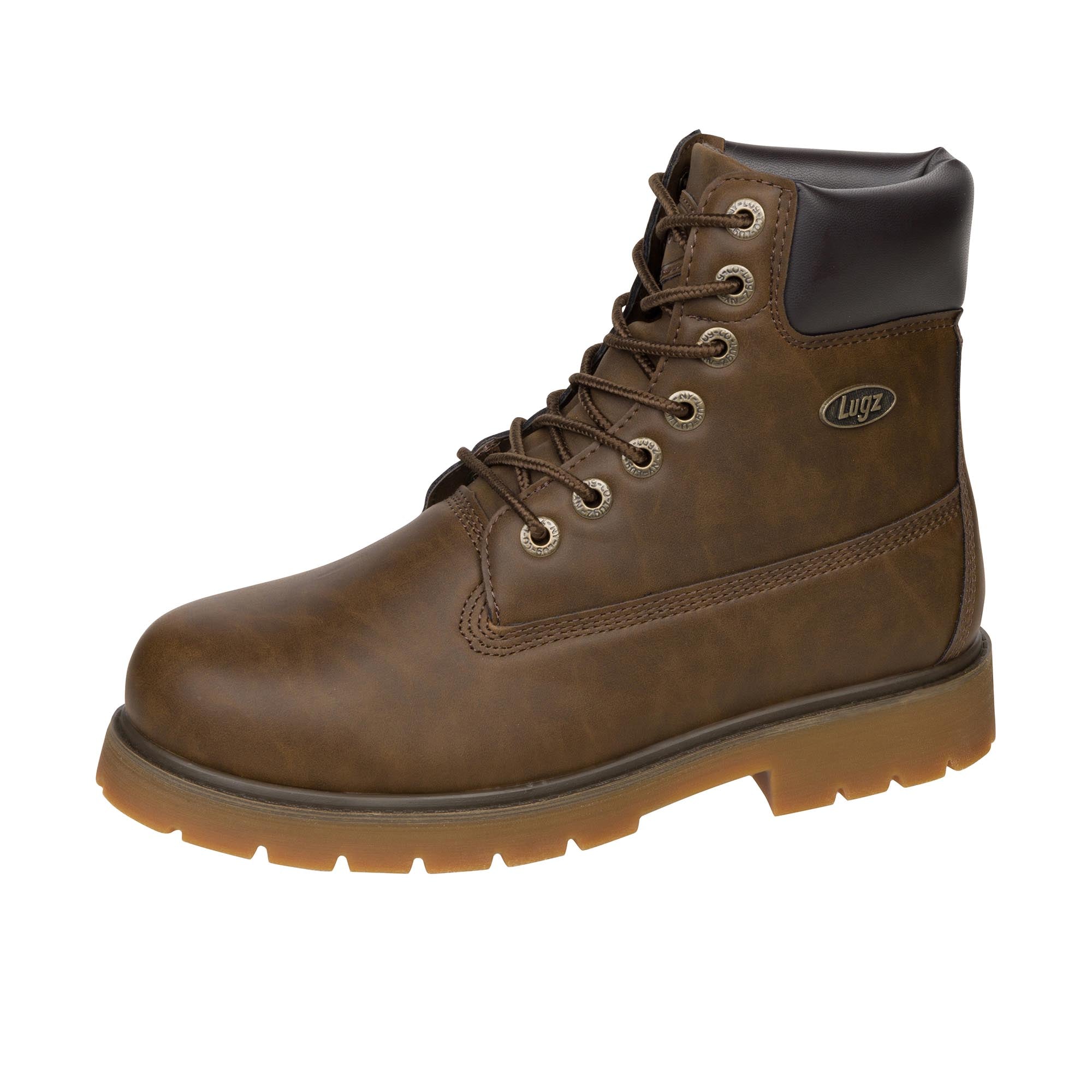 Lugz Drifter 6 Steel Toe Walnut Bark Gum