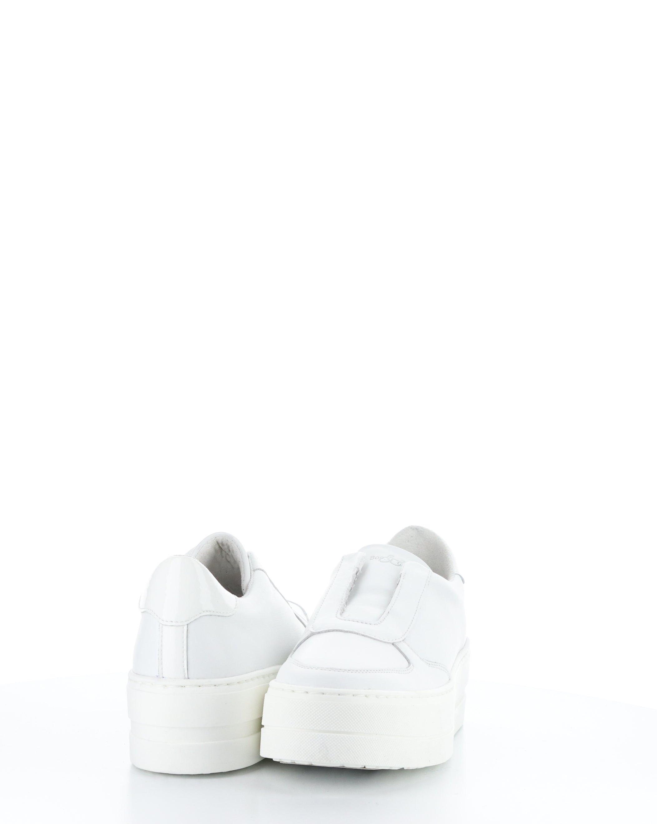 MAGALI WHITE Round Toe Shoes