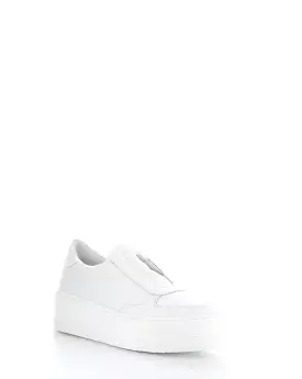 MAGALI WHITE Round Toe Shoes