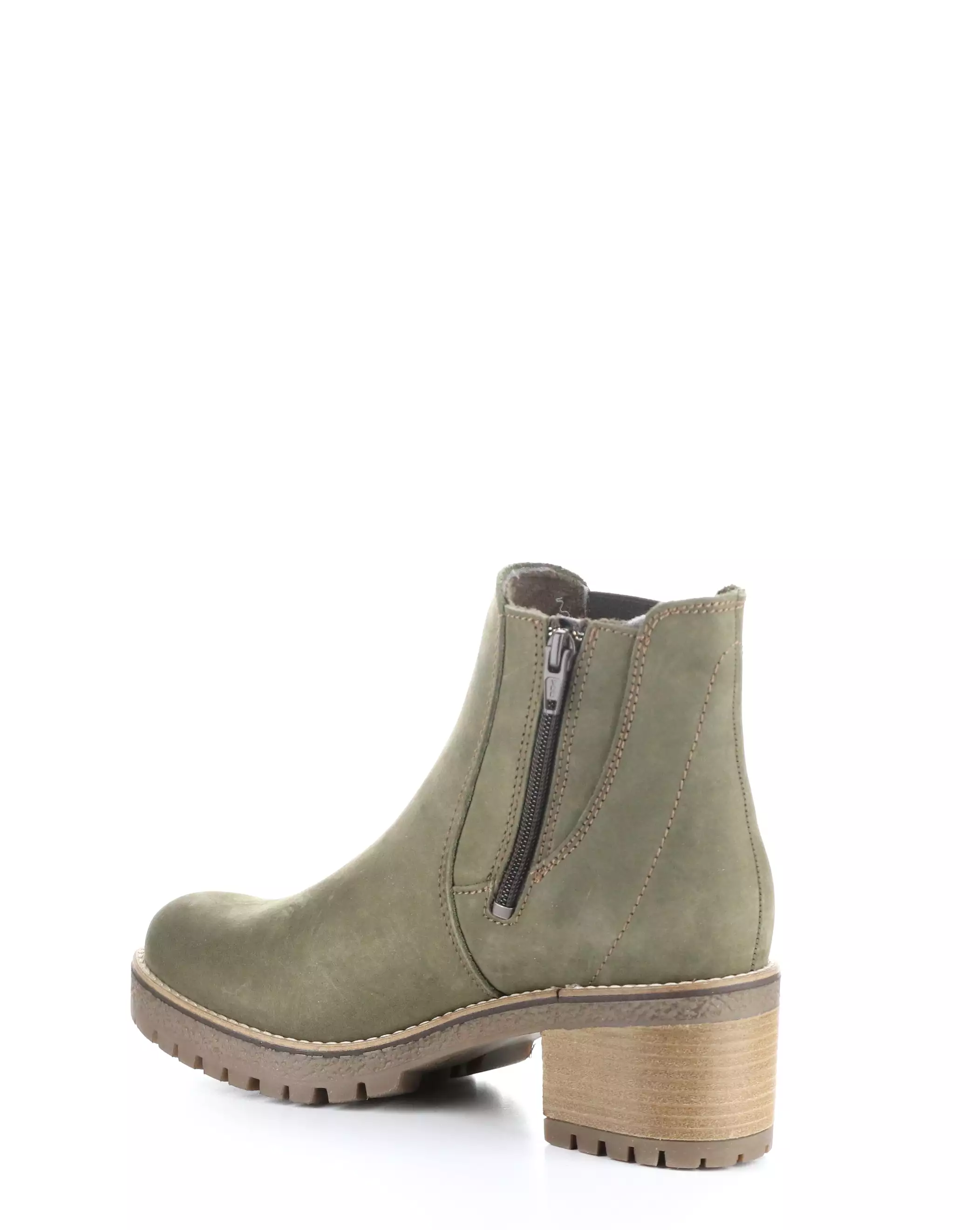 MASS SAGE/DK BROWN Elasticated Boots