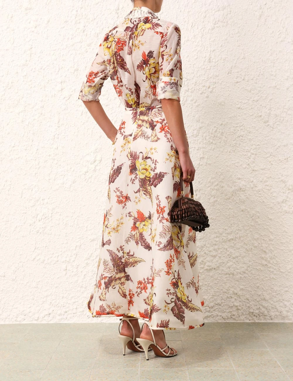 --Matchmaker Floral Flare Skirt-