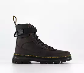 Mens Dr. Martens Combs Tech Boots Dark Brown Crazy Horse