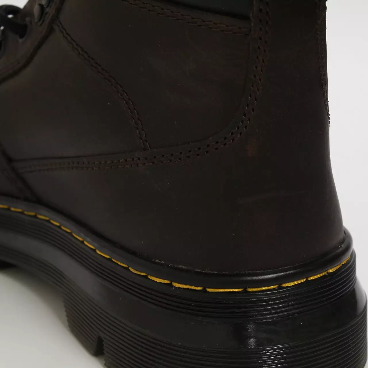 Mens Dr. Martens Combs Tech Boots Dark Brown Crazy Horse