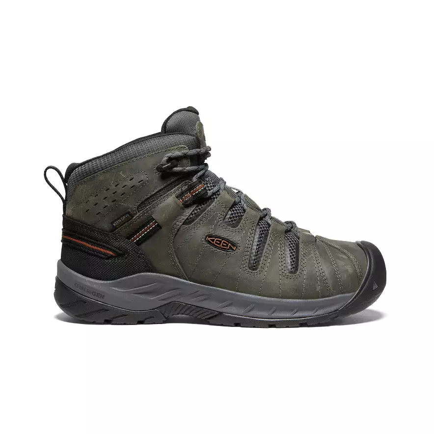 Men's Flint II Waterproof Mid (Soft Toe)  |  Steel Grey/Tortoise Shell