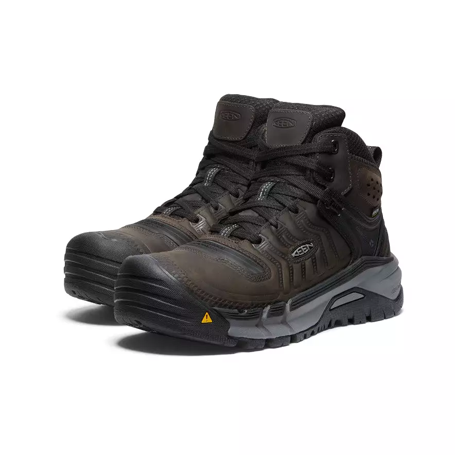 Men's Kansas City+ KBF Waterproof Mid (Soft Toe)  |  Coffee Bean/Black