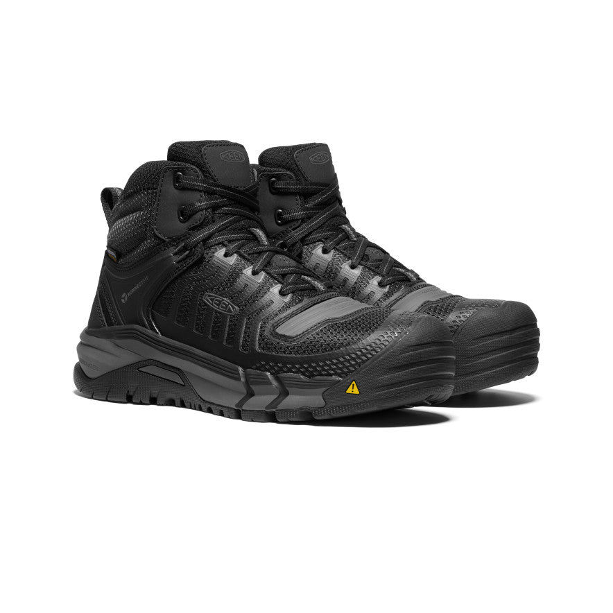 Men's Kansas City Waterproof Mid (Carbon-Fiber Toe)  |  Black/Gun Metal