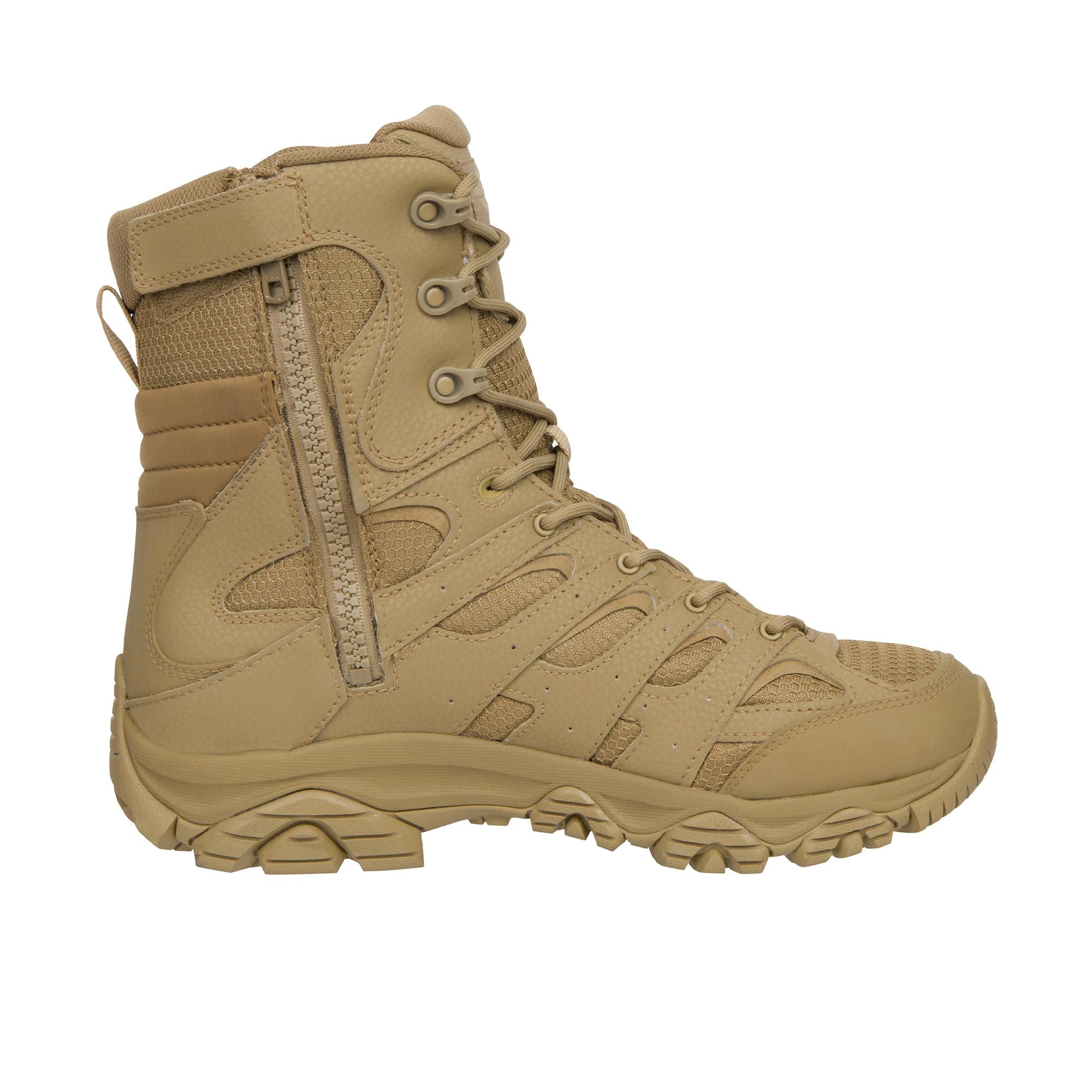 Merrell Work MOAB 3 8 Inch Tactical Zip Dark Coyote