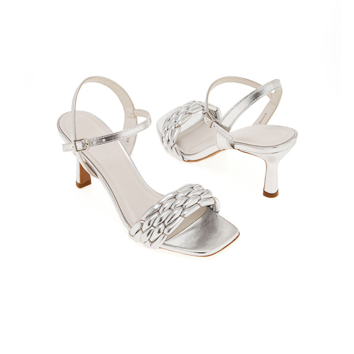 Metallic Braided Sandal BDV 076