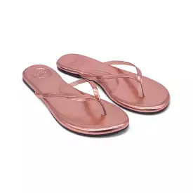 METALLIC ROSE GOLD SANDALS