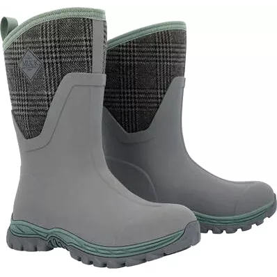 Muck Women's Arctic Sport II WP Mid Work Boot -Gray- MASMW15