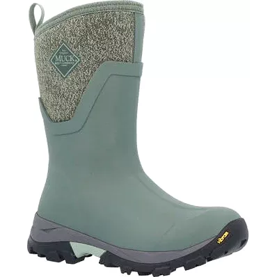 Muck Women's Vibram Arctic Ice WP Agat Mid Work Boot -Forest- MAGMW20