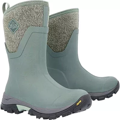 Muck Women's Vibram Arctic Ice WP Agat Mid Work Boot -Forest- MAGMW20