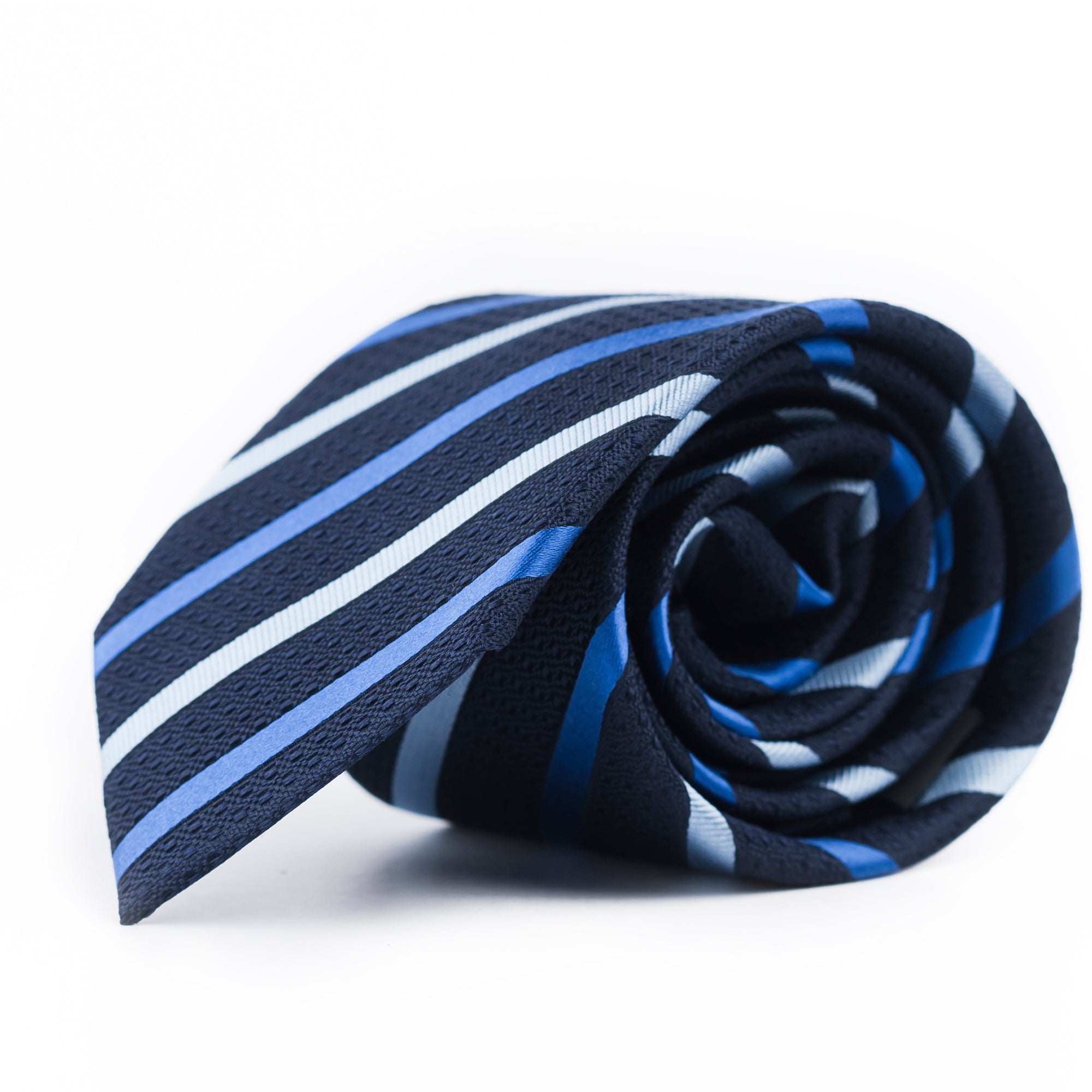 Navy Striped Tie