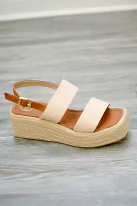 Nude Platform Espadrille Sandals