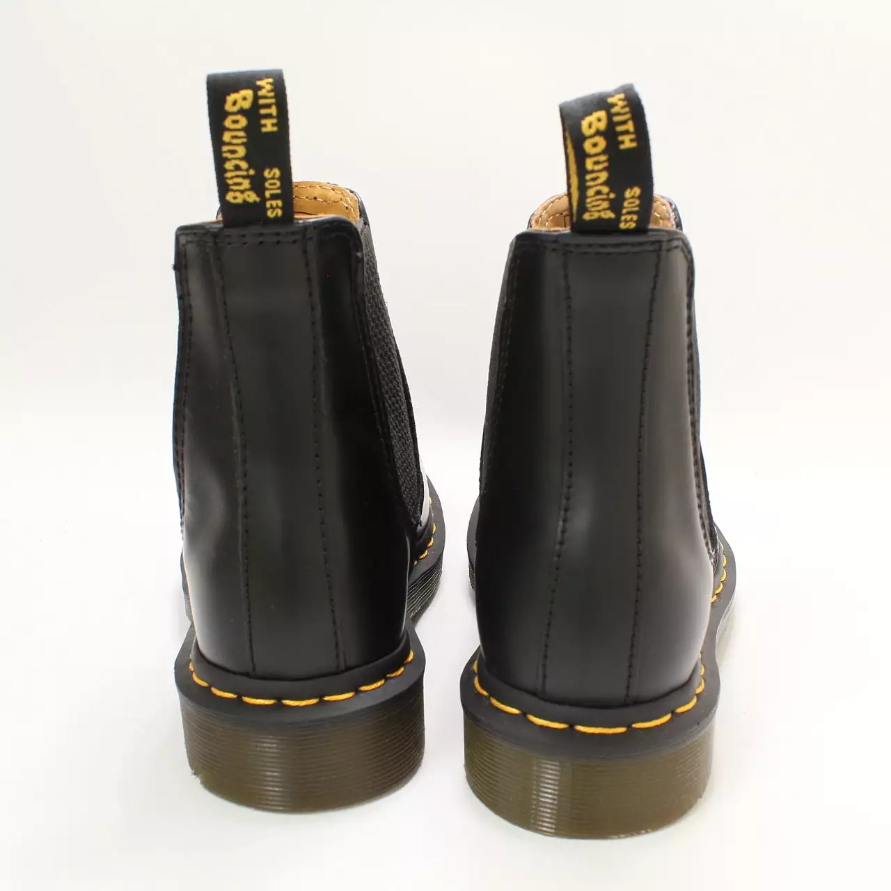 Odd Sizes - Womens Dr. Martens 2976 Chelsea Boot Black Leather - UK Sizes Right 4/Left 3