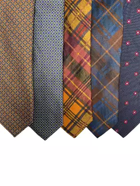 Pattern Silk Blend Tie