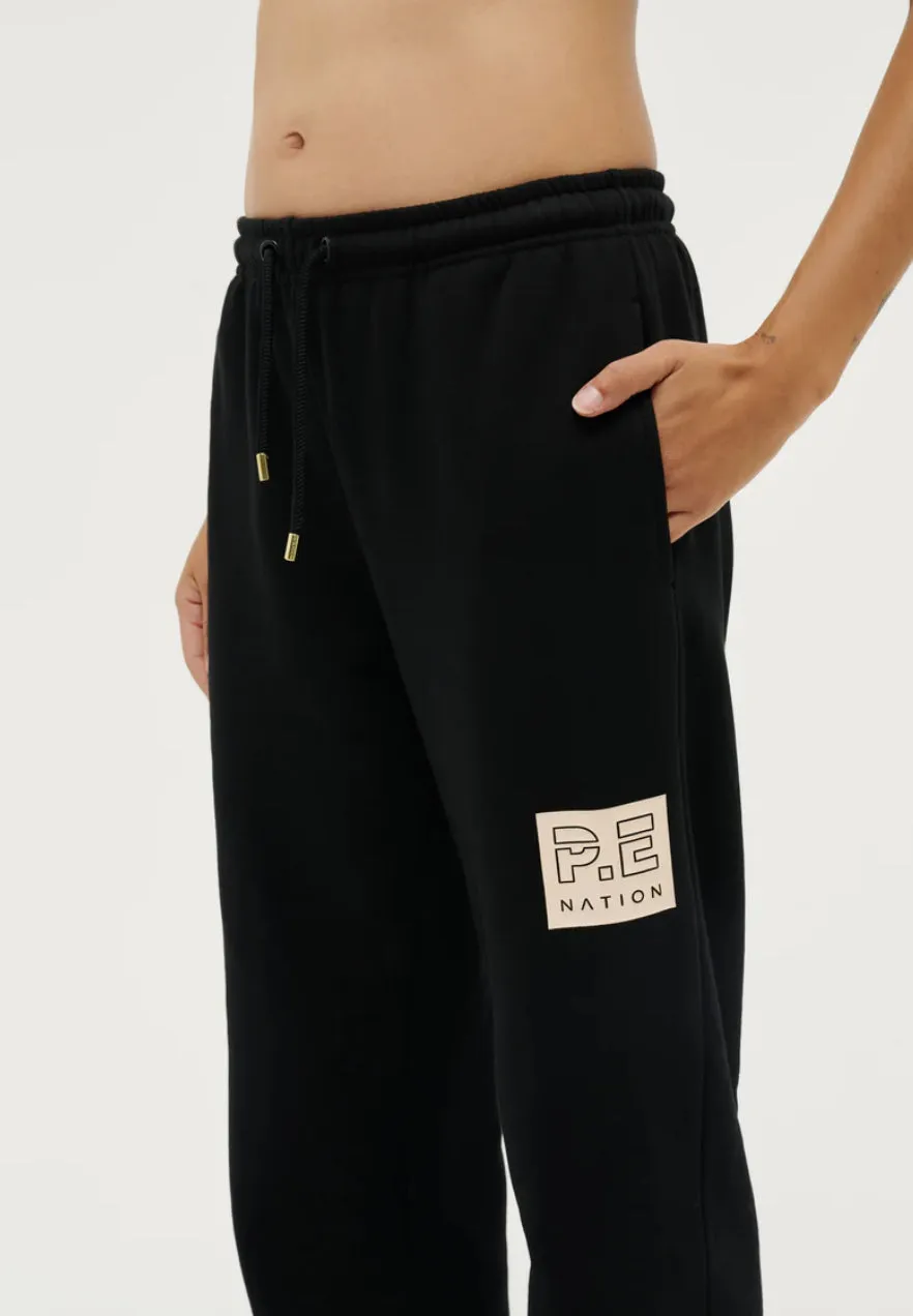 PE NATION - Cut Shot Trackpant - Black