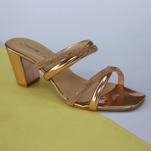 Peach Heel Sandal for women