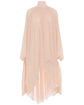 Pearl Blush High Neck Dress