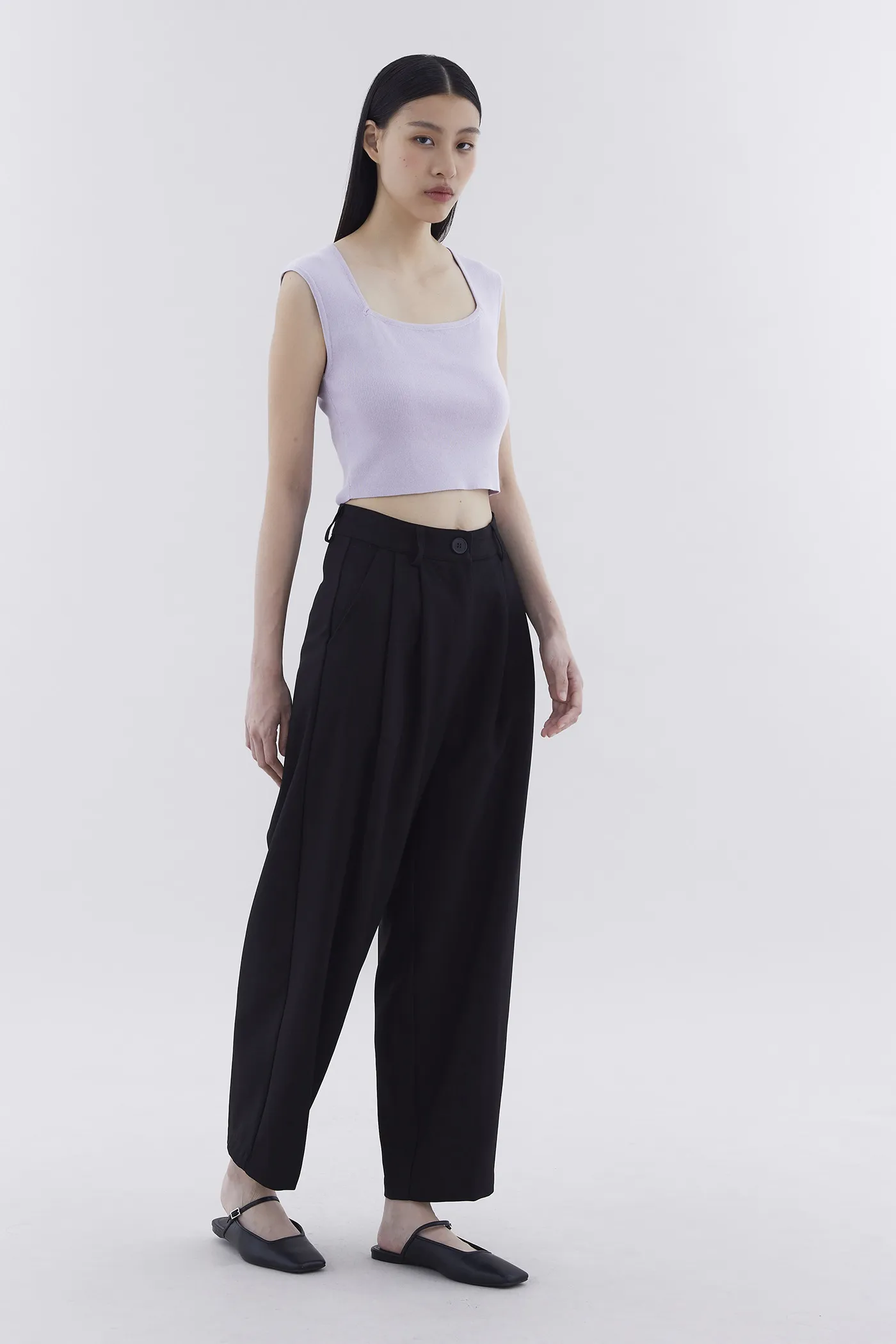 Phonyx Square-Neck Crop Top