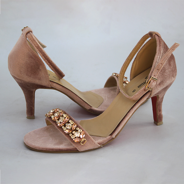 Pink Fancy Heel Sandal for women