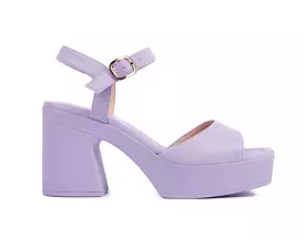 Platform Sandals,  Lila