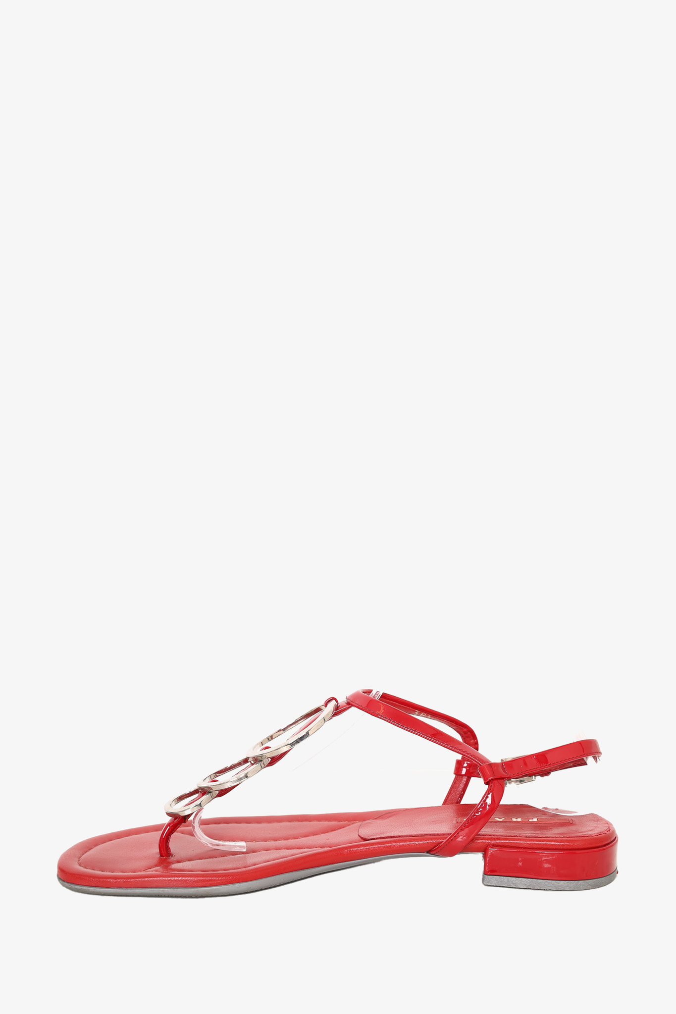 Prada Red Sandals Size 38.5