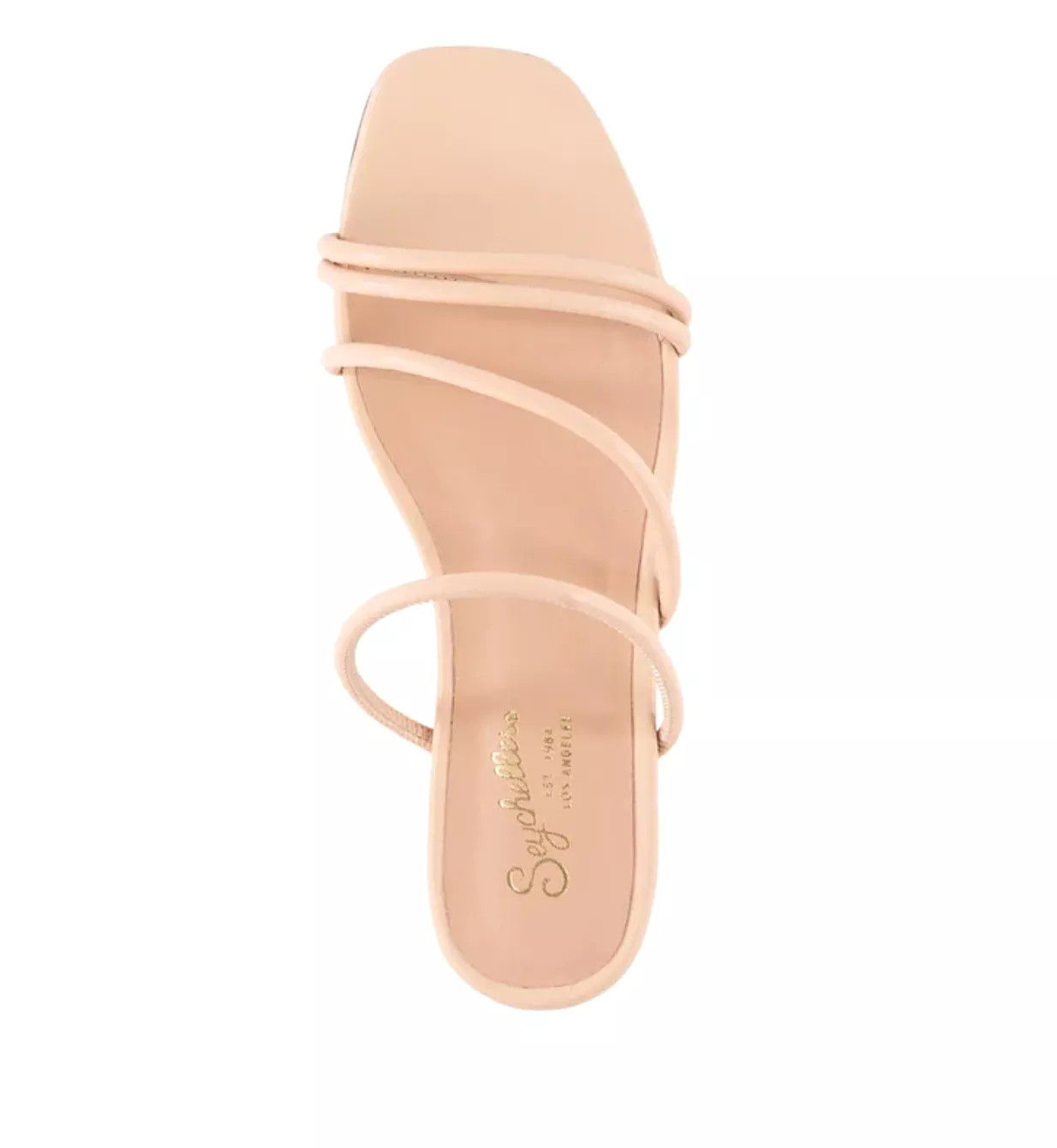 Rock Nude Leather Flat Sandal