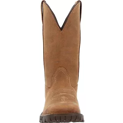 Rocky Women's Legacy 11 Square Toe WP Western Work Boot -Brown- RKW0416