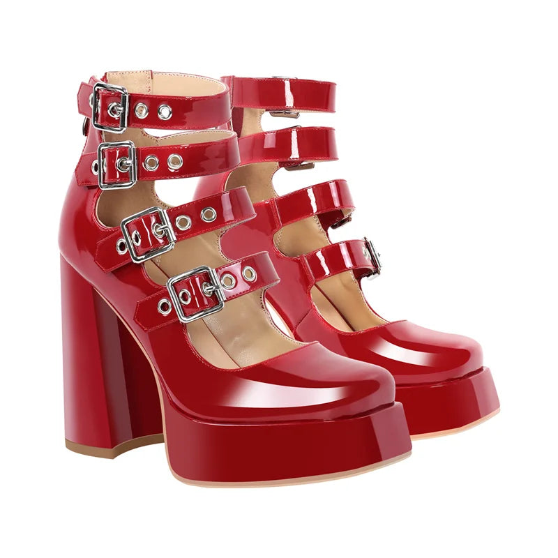 Sandalias Queen Katwork (Red)