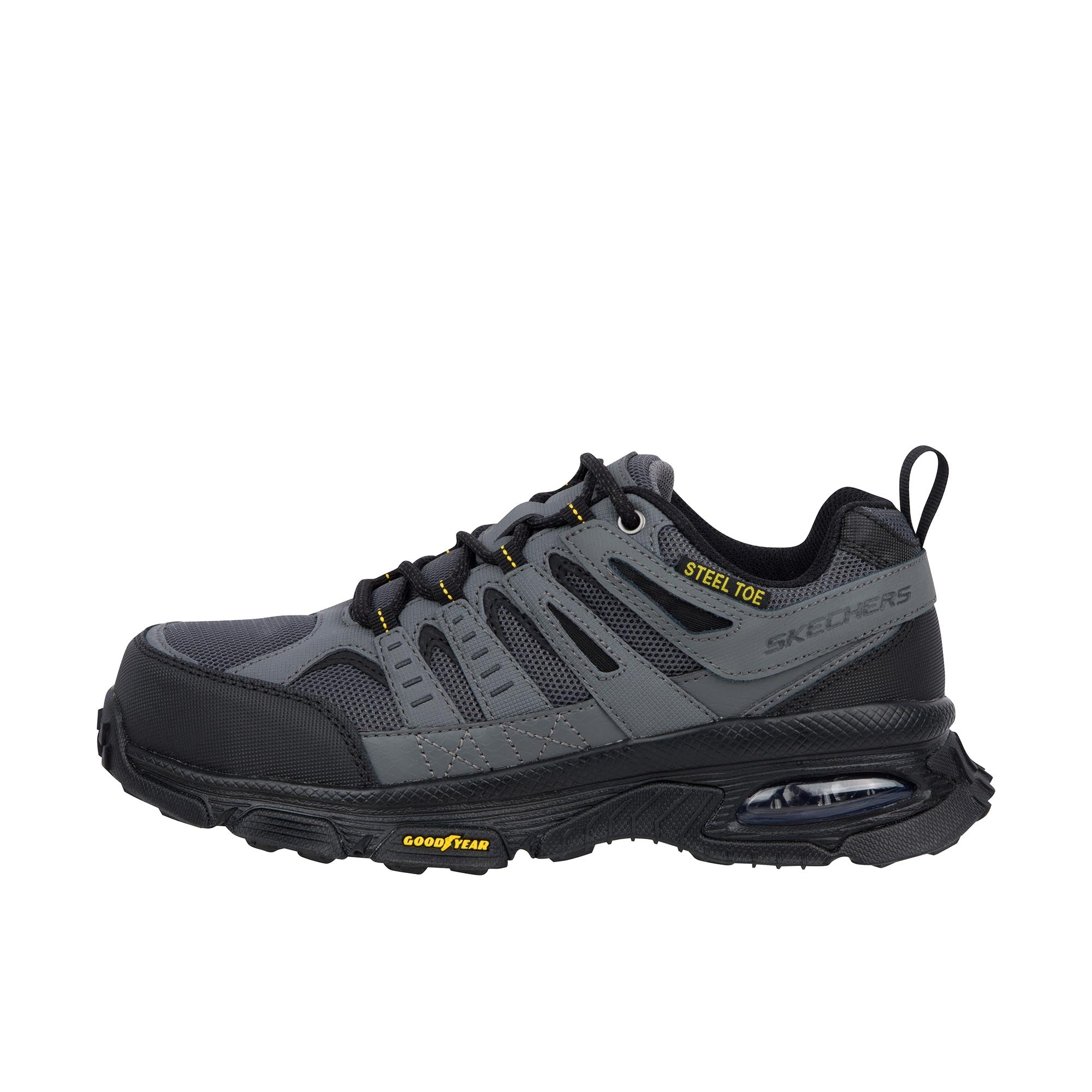 Skechers Skech Air Envoy - Arcket Steel Toe Grey/Black