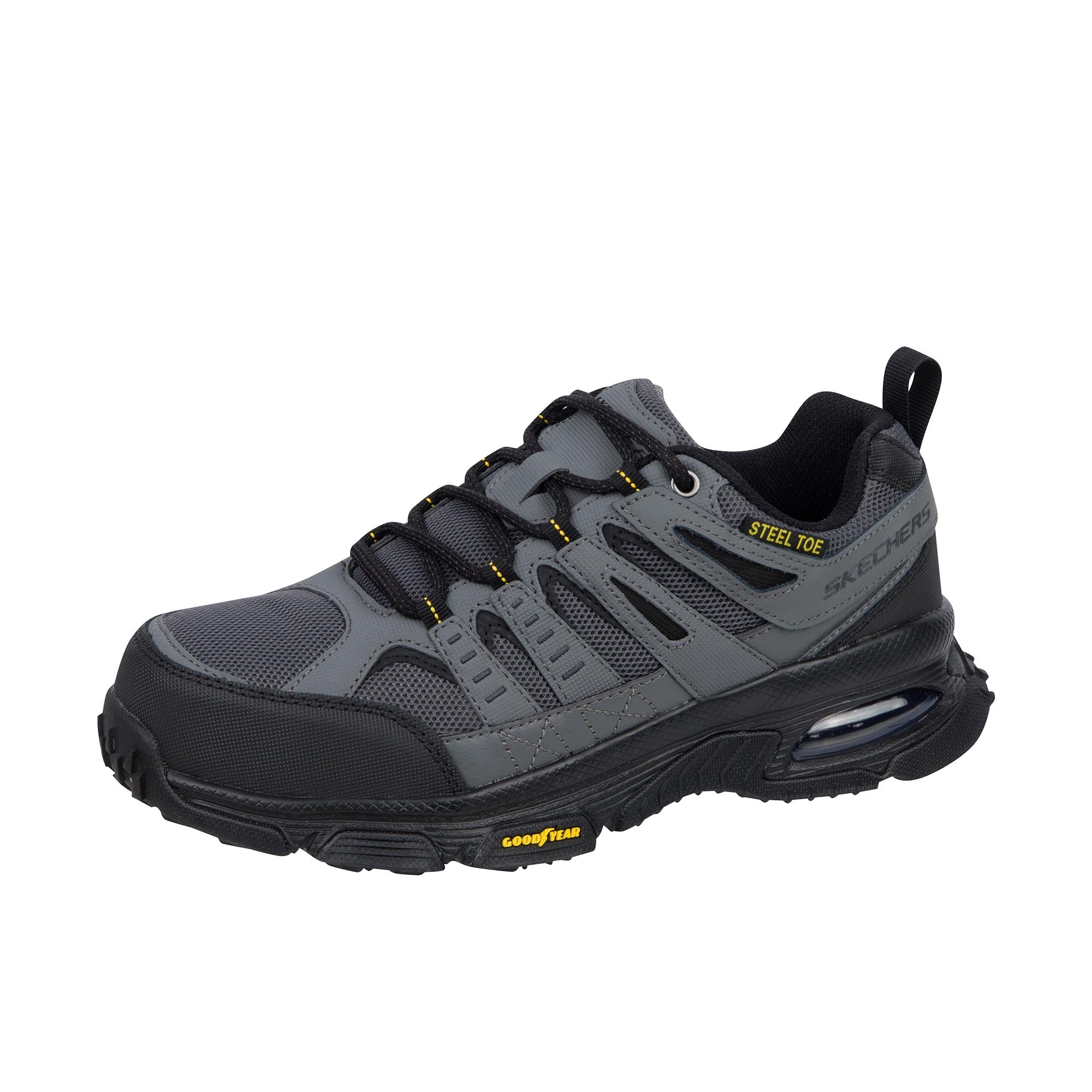 Skechers Skech Air Envoy - Arcket Steel Toe Grey/Black