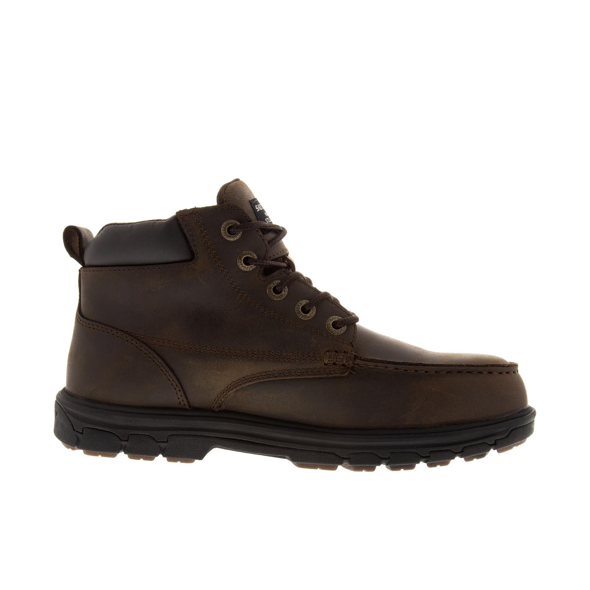 Skechers Vicksburk Steel Toe Brown