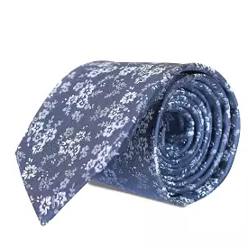 Smart Navy Floral Tie