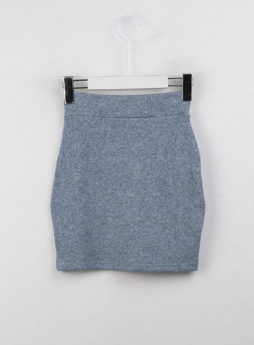 Square Neck Crop Tee with Hand Warmer Skirt Set CJ408