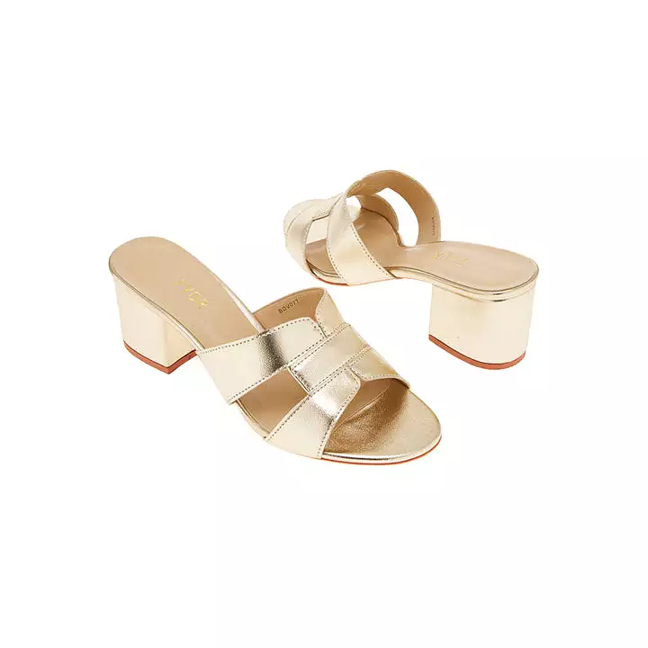 Square Toe Block Heel Sandal BDV 077