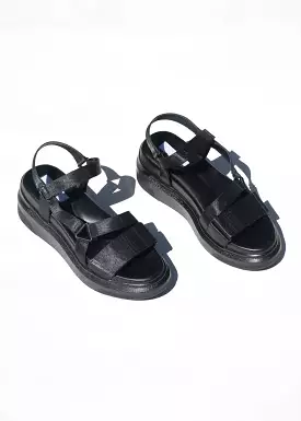 Suzanne Rae Velcro Sandal Black