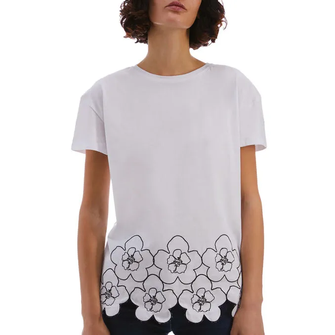 T-SHIRT SEDIA Woman White Flower