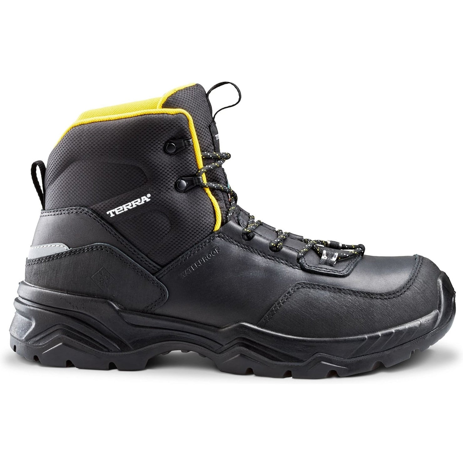 Terra Men's Conway 6 Comp Toe WP Safety Work Boot -Black- 4NS4BK