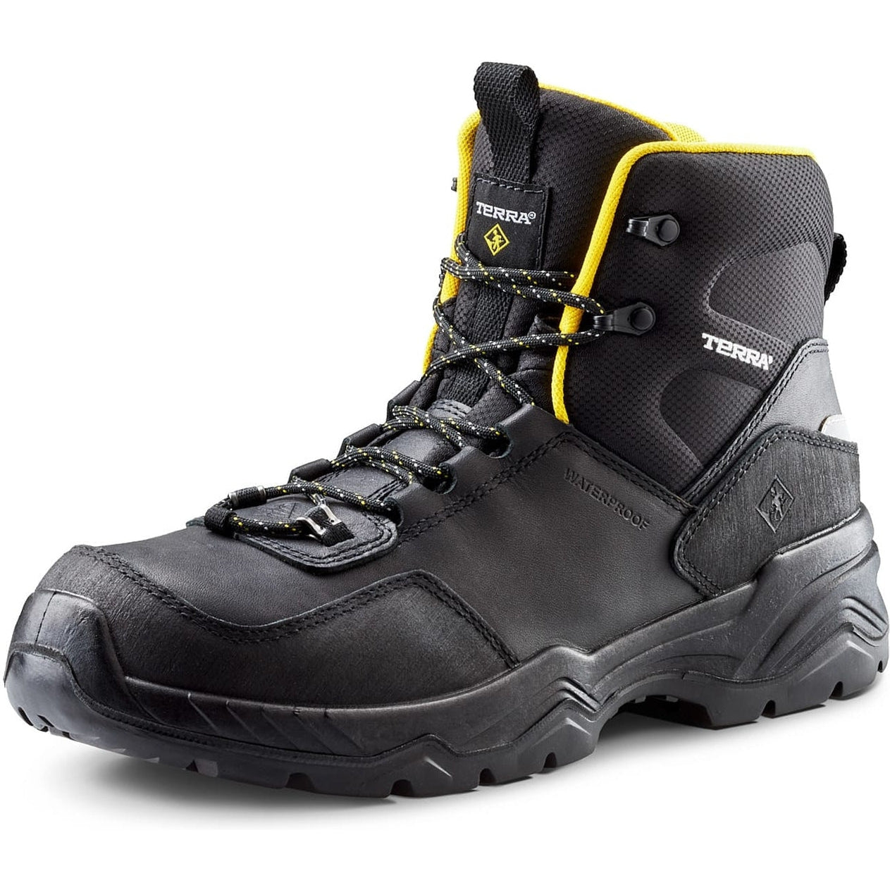 Terra Men's Conway 6 Comp Toe WP Safety Work Boot -Black- 4NS4BK