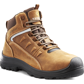 Terra Men's Findlay 6 Soft Toe WP Work Boot -Brown- 4NS7BN