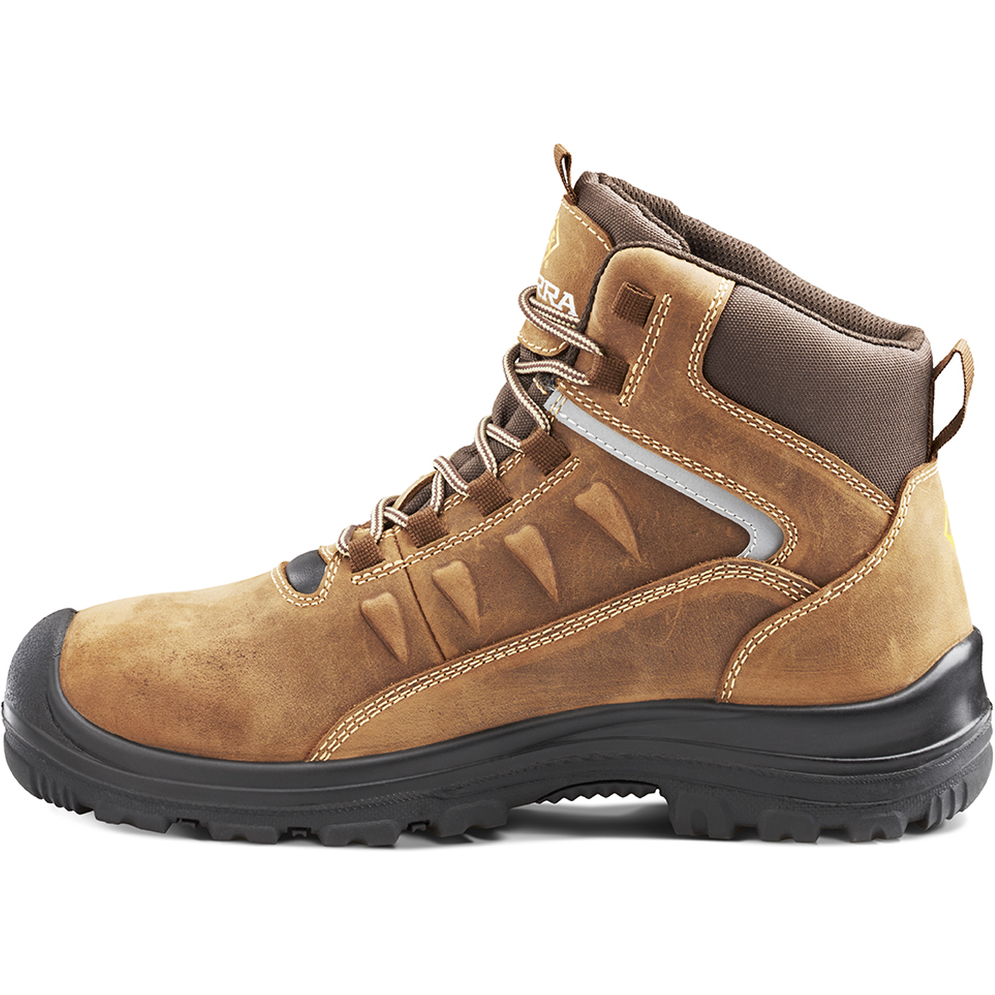 Terra Men's Findlay 6 Soft Toe WP Work Boot -Brown- 4NS7BN