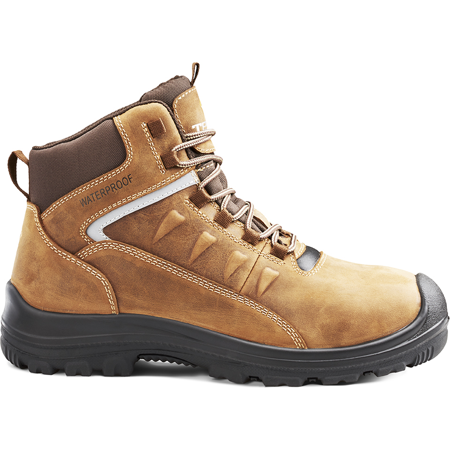 Terra Men's Findlay 6 Soft Toe WP Work Boot -Brown- 4NS7BN