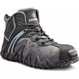 Terra Men's Venom Mid Comp Toe WP Safety Work Shoe -Black- R8285B