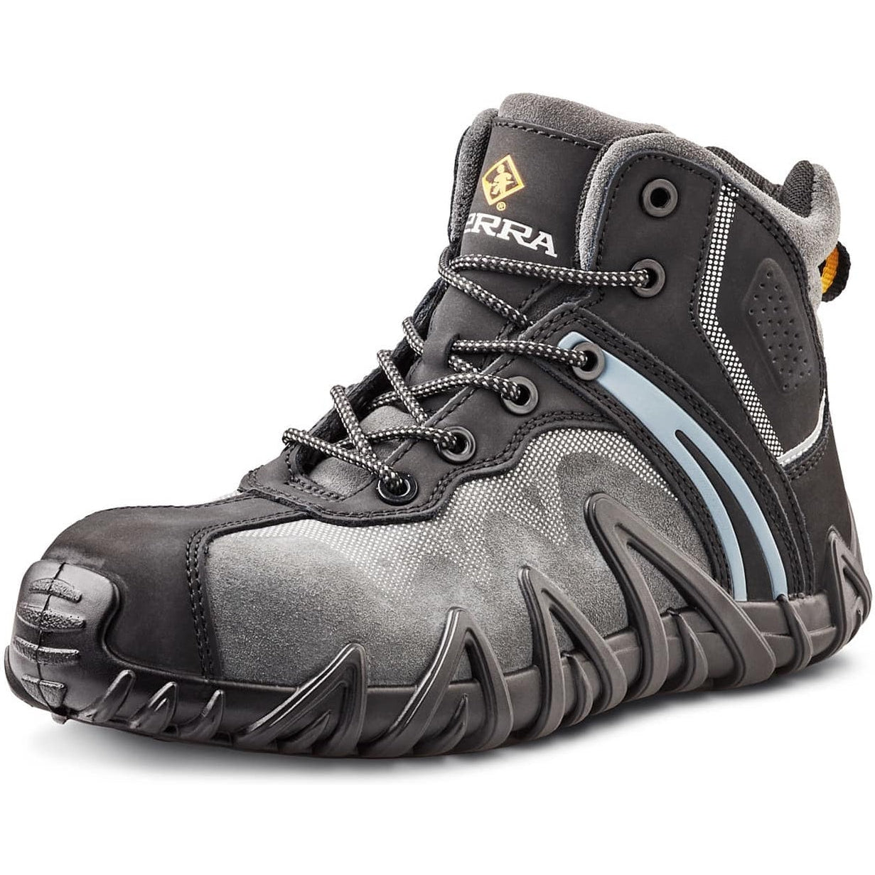 Terra Men's Venom Mid Comp Toe WP Safety Work Shoe -Black- R8285B