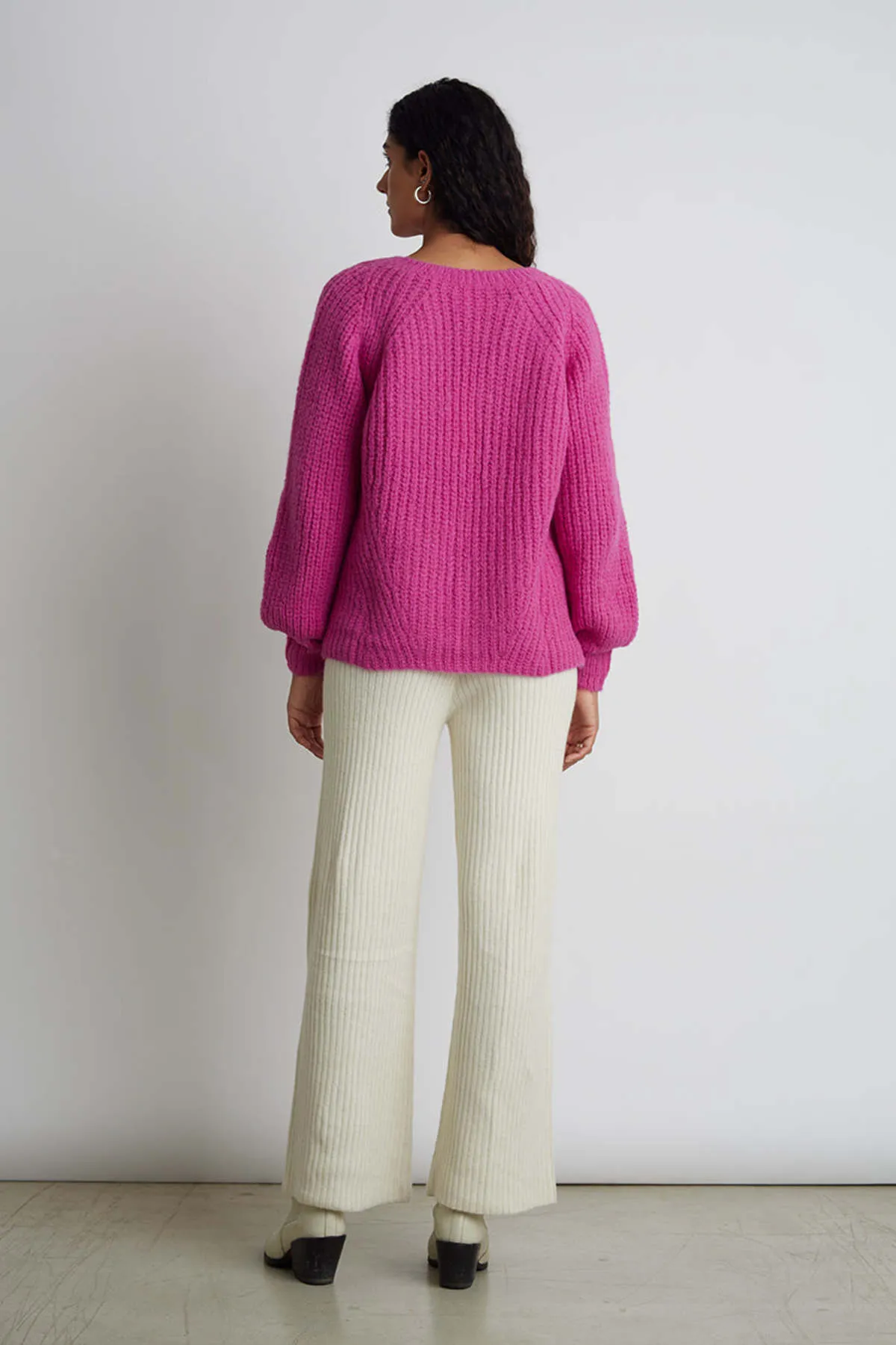 TESS SWEATER - FUCHSIA