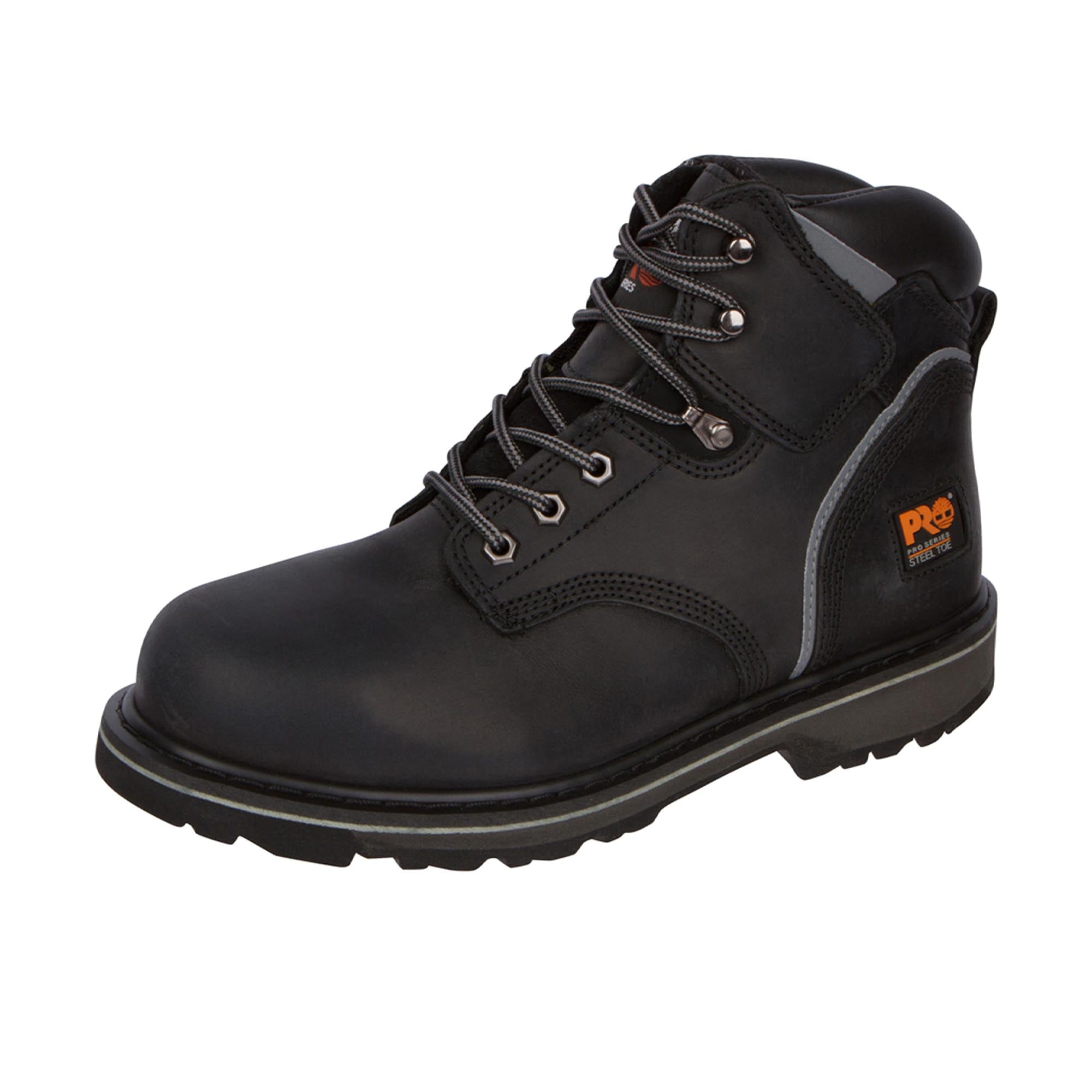 Timberland Pro 6 Inch Pit Boss Steel Toe Black