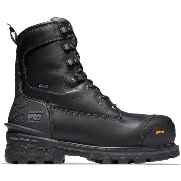 Timberland Pro Men's Boondock 8 Comp Toe WP Work Boot -Black- TB0A29S7001